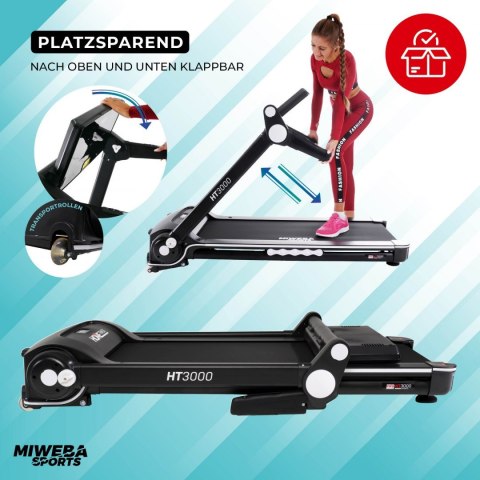 Bieżnia elektryczna Miweba 3000 kąt 15 %