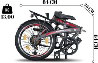 Rower składany składak LICORNE ALU